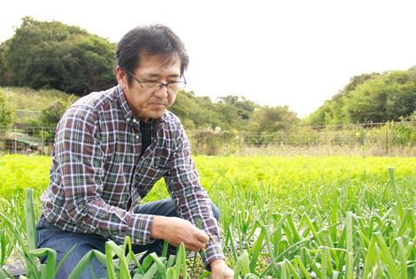 優しく育てて美味しく、<br />
新鮮な野菜に